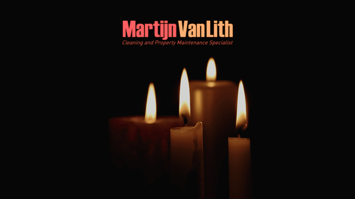 MVL featured image (1) a picture of dark background with candles signifying death cleaning